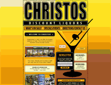 Tablet Screenshot of christosdiscountliquors.com